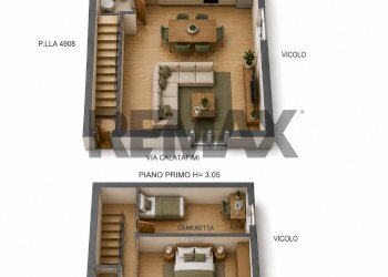 Pianta 3D - Semi-detached house Via Calatafimi
 
133, Grammichele - photo 21