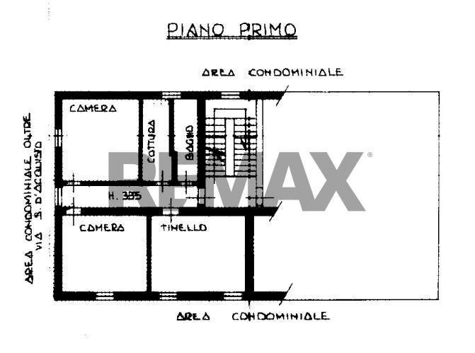Pianta 2D - Trilocale Via Salvo d'Acquisto
 
42, Salsomaggiore Terme - planimetria 1
