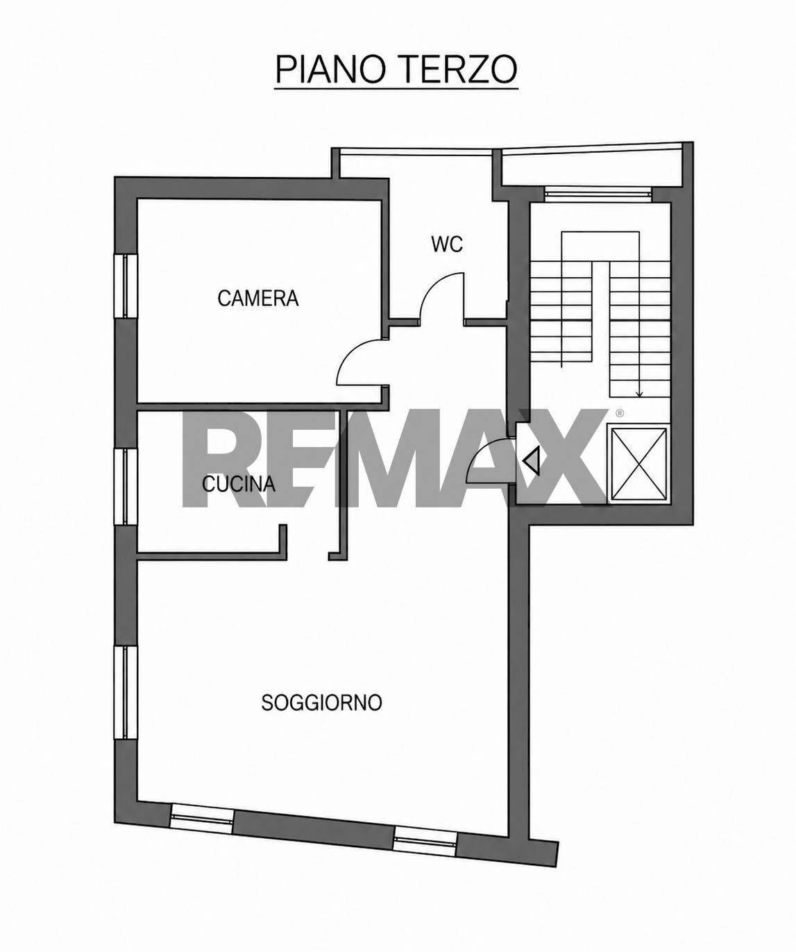 Pianta 2D - Two-room apartment Borgo Angelo Mazza
 
8, Parma - floor plans 1