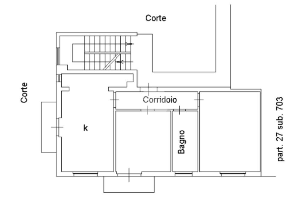 Appartamento Via Cesare Battisti, Garbagnate Milanese - planimetria 1