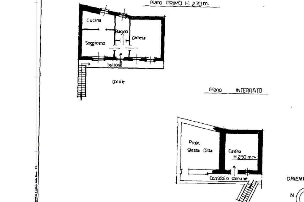 Casa semi indipendente Borgata ferro raimondo, Rubiana - planimetria 1