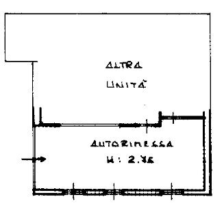PLANIMETRIA AUTORIMESSA - Independent house Via dei Cardi 1, Lodrino - floor plans 1
