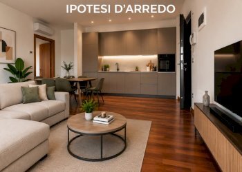 IPOTESI D\'ARREDO SOGGIORNO-CUCINA - Three-room apartment Via Volturno n.78, Brescia - photo 7