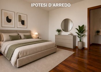 IPOTESI D\'ARREDO CAMAERA MATRIMONIALE - Three-room apartment Via Volturno n.78, Brescia - photo 15