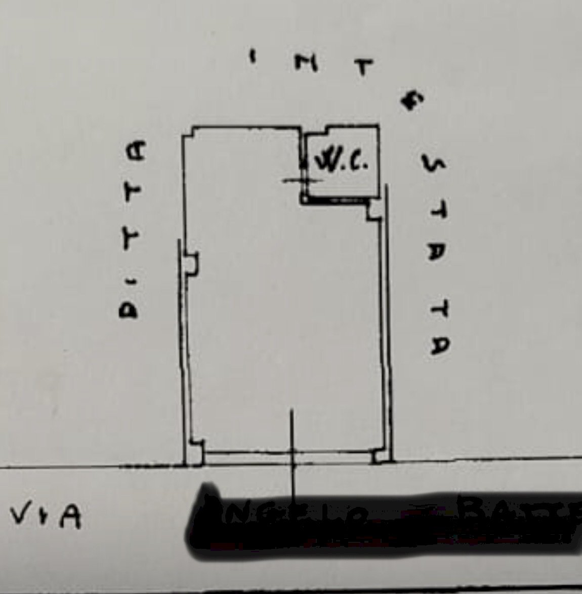fondo pratale - Commercial Premises Pisa - floor plans 1