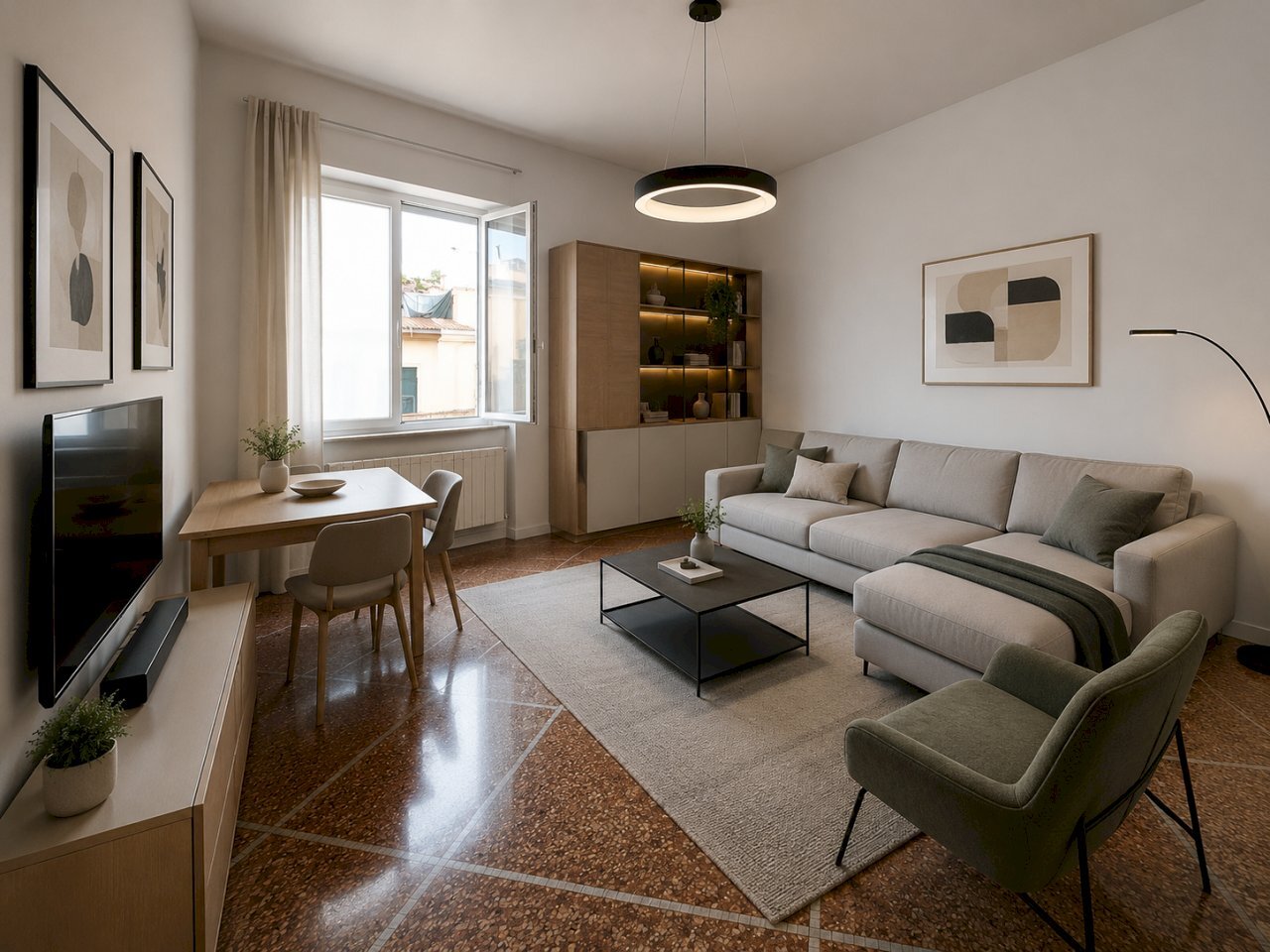 ChatGPT Image 9 lug 2026, 10_14_55 - Three-room apartment Passo della Zebra, Genova (neighborhood Marassi) - photo 1