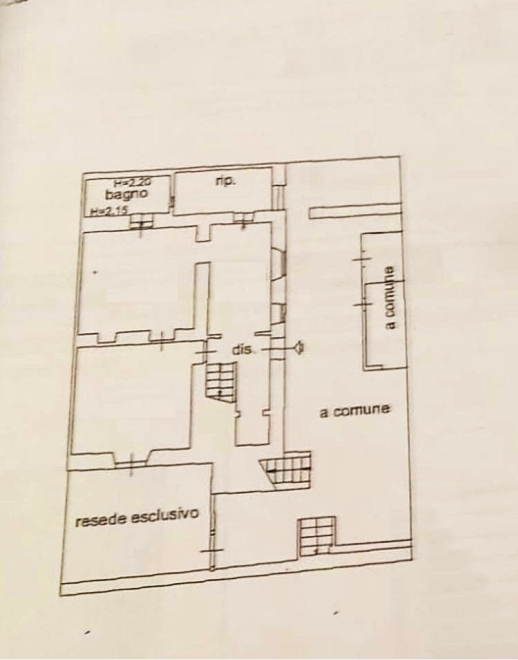 planimetria - Three-room apartment Piazza San Leonardo, Vernio - floor plans 1