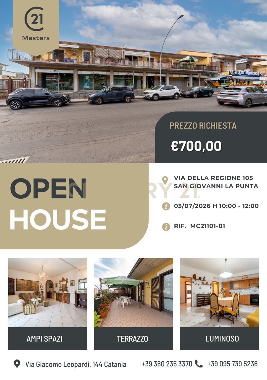 OPEN HOUSE C21 (1) - Three-room apartment Via della Regione 105, San Giovanni la Punta - photo 1