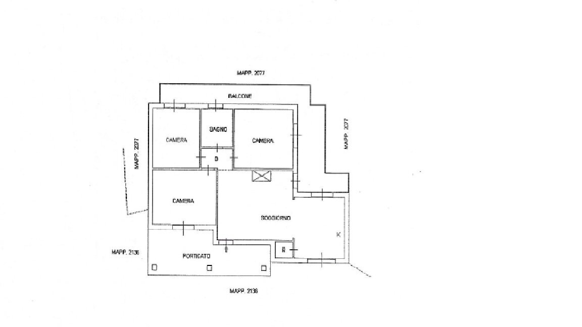 planimetria - Portion of a house Strada Alla Colla 134, Sanremo - floor plans 1