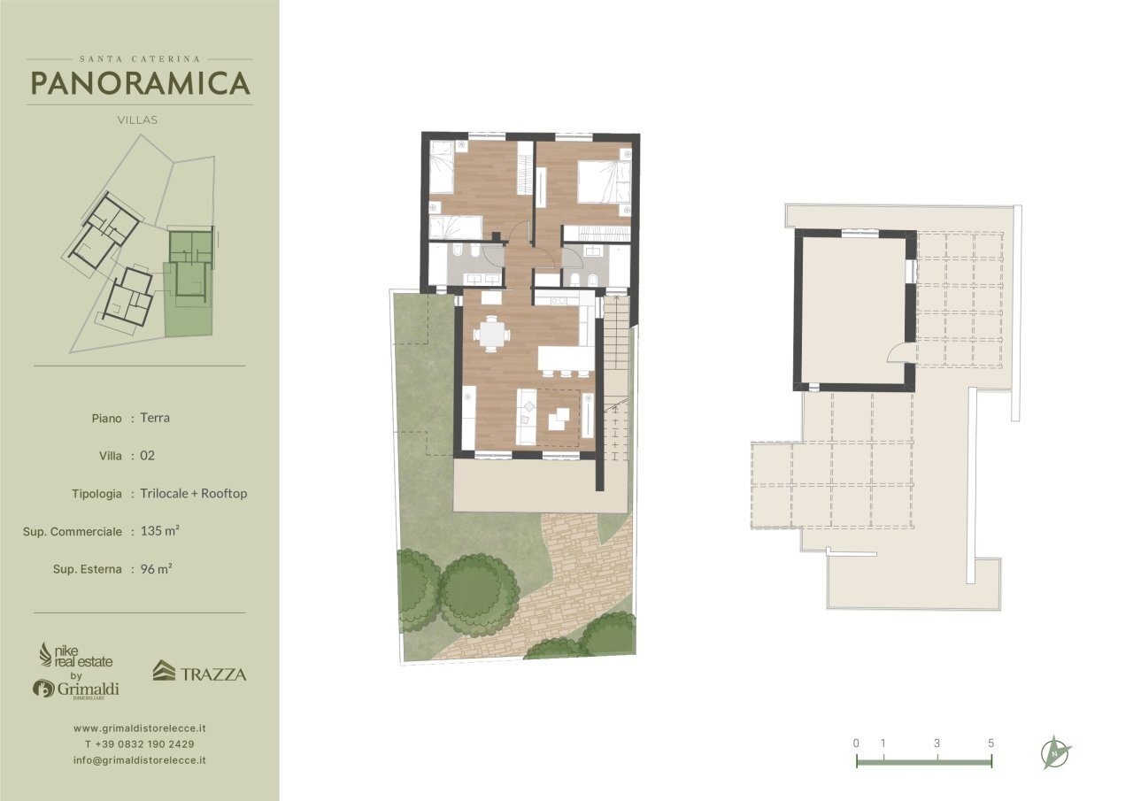 PANORAMICA VILLA SANTA CATERINA - VILLA 2_page-000 - Terraced Villa Strada Santa Caterina 172, Nardò - floor plans 1