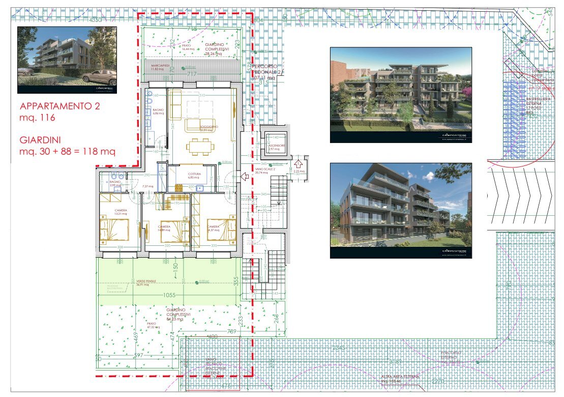 Schermata 2026-06-26 alle 18.45.28 - Four-room apartment Via Bartolomeo Maria Dal Monte 16, Bologna - floor plans 1