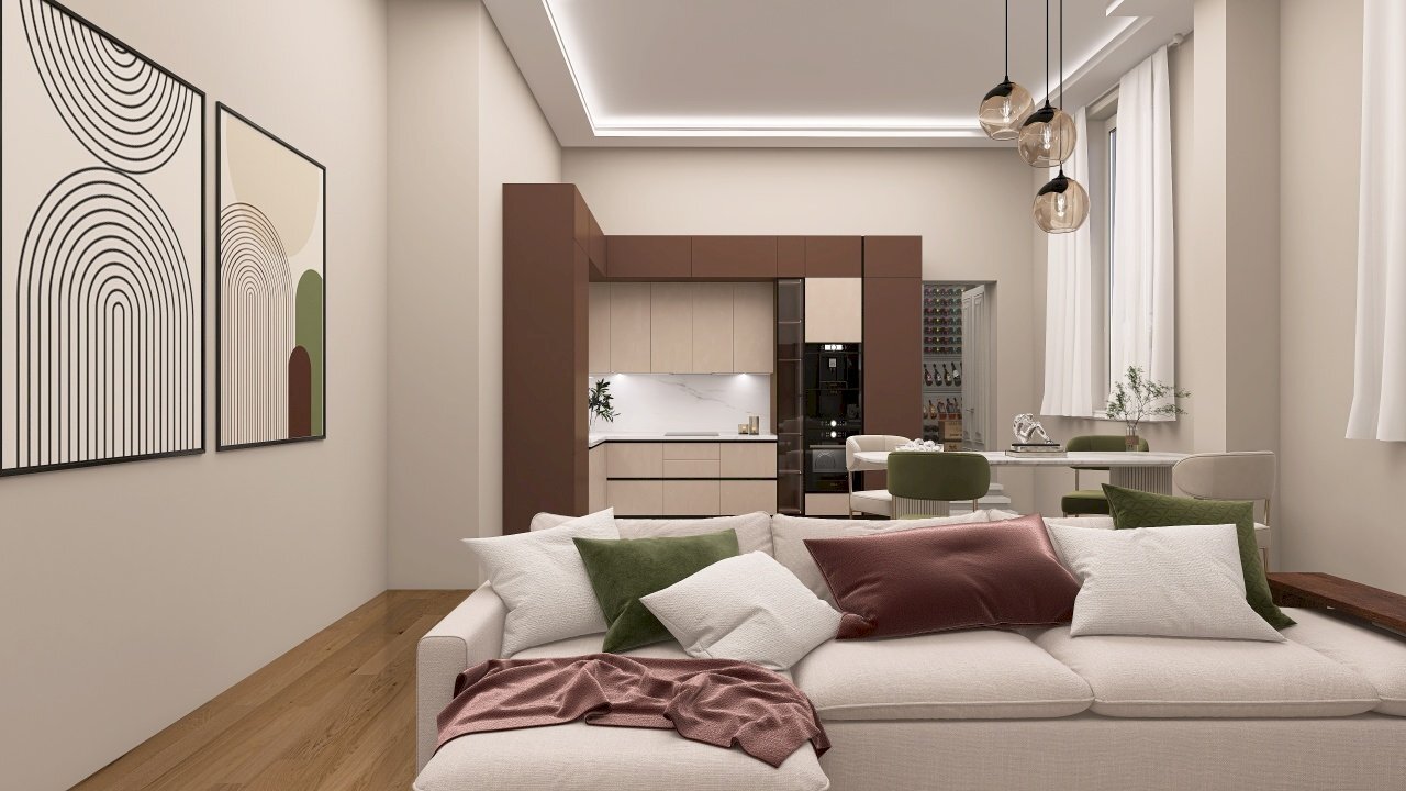 SOGGIORNO 1.jpeg - Four-room apartment Via Parisio 38, Bologna (neighborhood Murri) - photo 3
