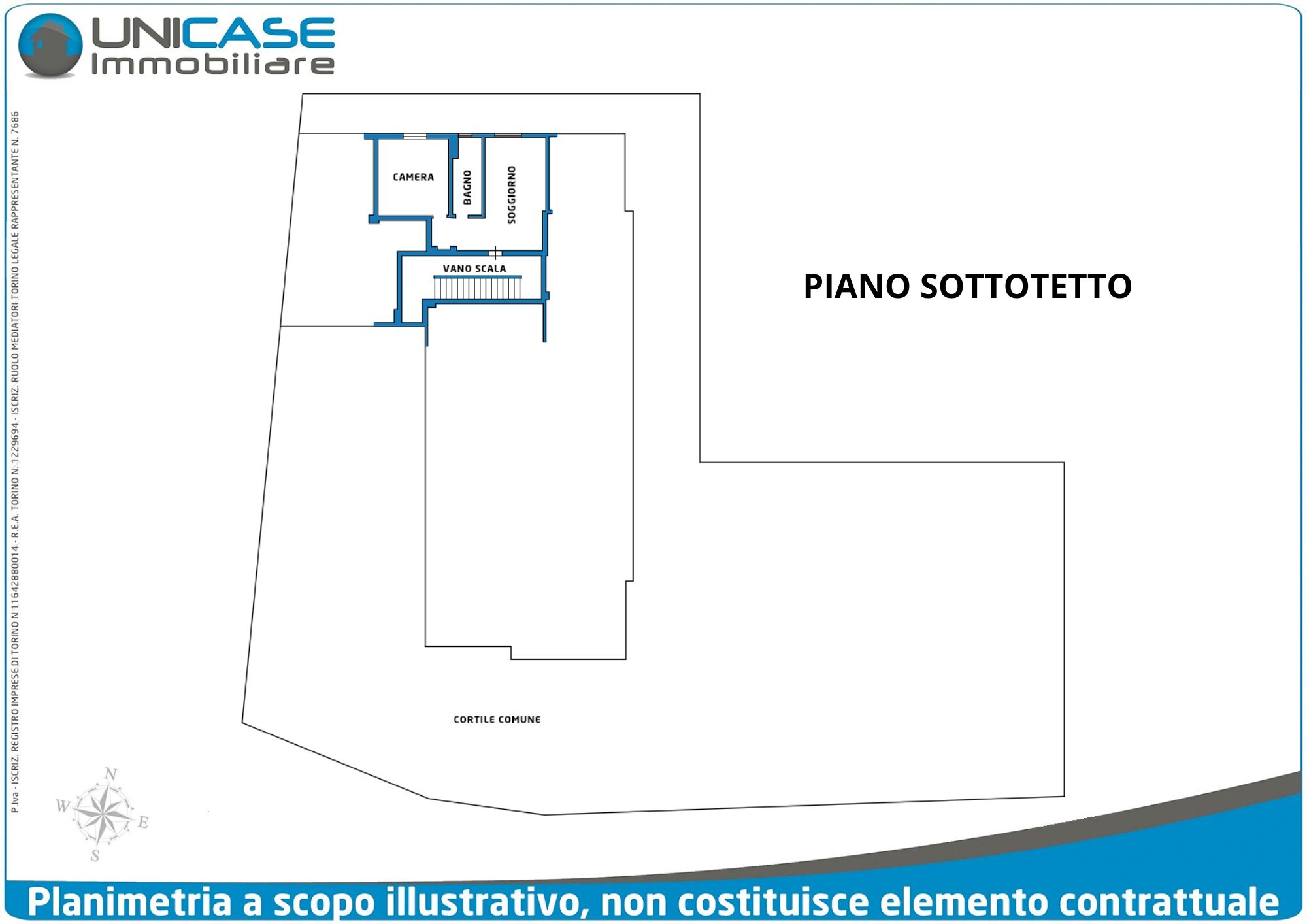 APPARTAMENTO - Bilocale Via Provinciale, 13, Crissolo - planimetria 1