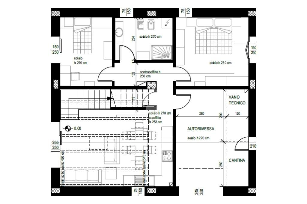 Villa Via Tassinara, San Giovanni in Persiceto - planimetria 1