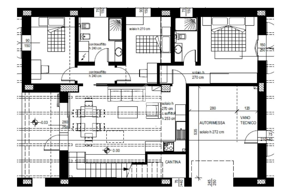 Villa Via Tassinara, San Giovanni in Persiceto - planimetria 1