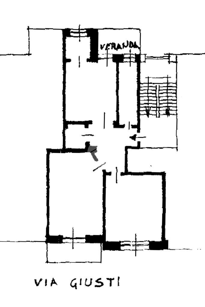 Trilocale Via Giusti, Nichelino - planimetria 1