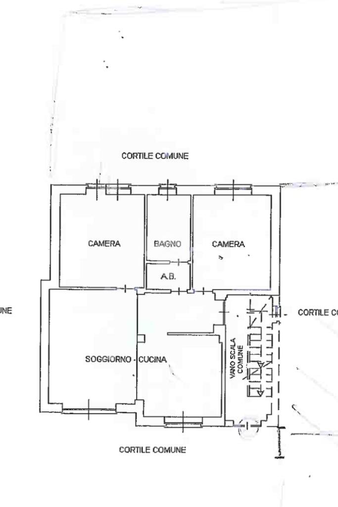 Apartment Via Dante Alighieri, Nichelino - floor plans 1