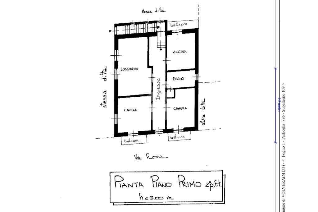 Four-room apartment Via Roma, Volvera - floor plans 1