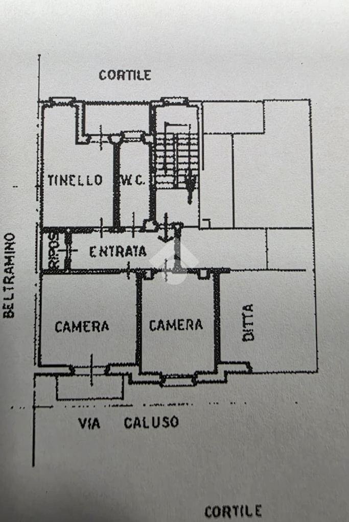 Trilocale Via Caluso, Rivoli - planimetria 1