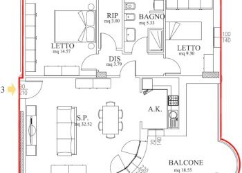 Three-room apartment Via Peschiera, Castelfranco Emilia - photo 10
