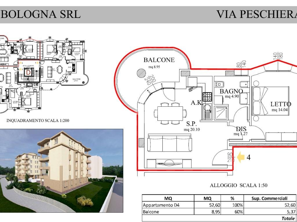 Two-room apartment Via Peschiera, Castelfranco Emilia - photo 2