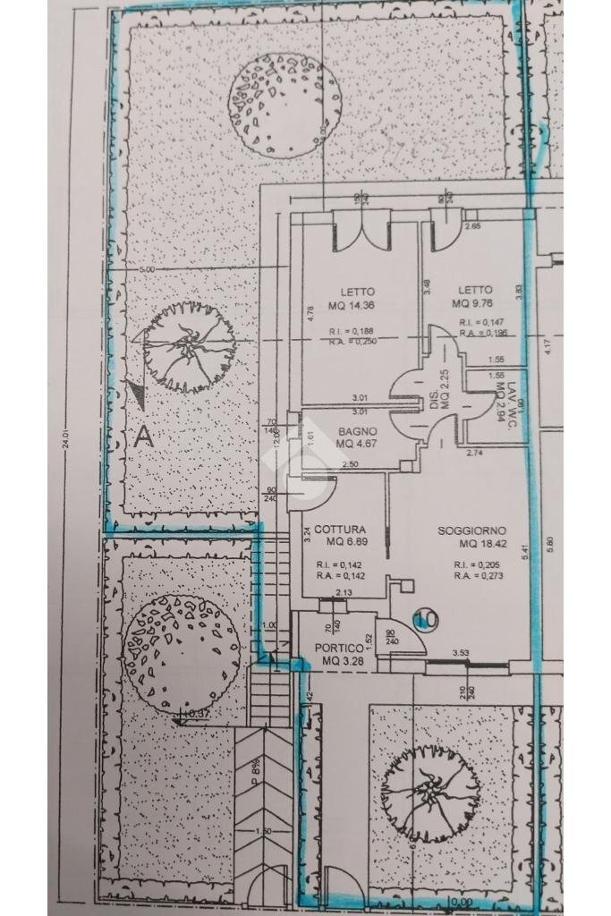 Three-room apartment Via mario martelli, Lugo - floor plans 1