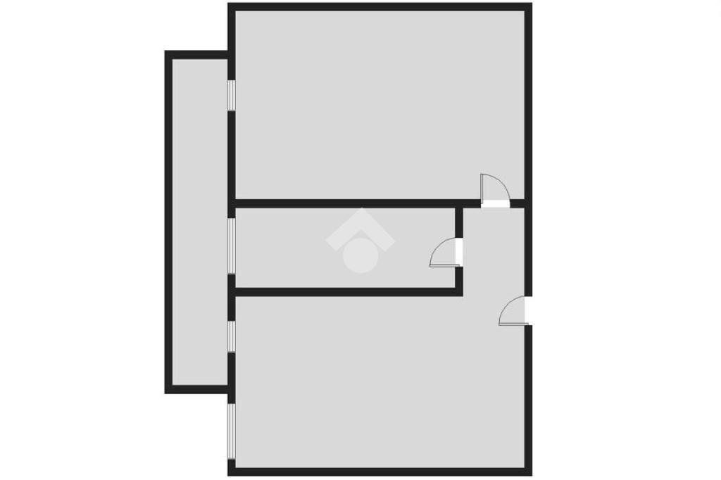 Two-room apartment Piazza Europa, San Vittore Olona - floor plans 1