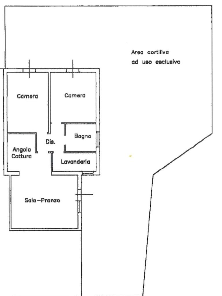 Three-room apartment Via Croce, Castelvetro di Modena - floor plans 1