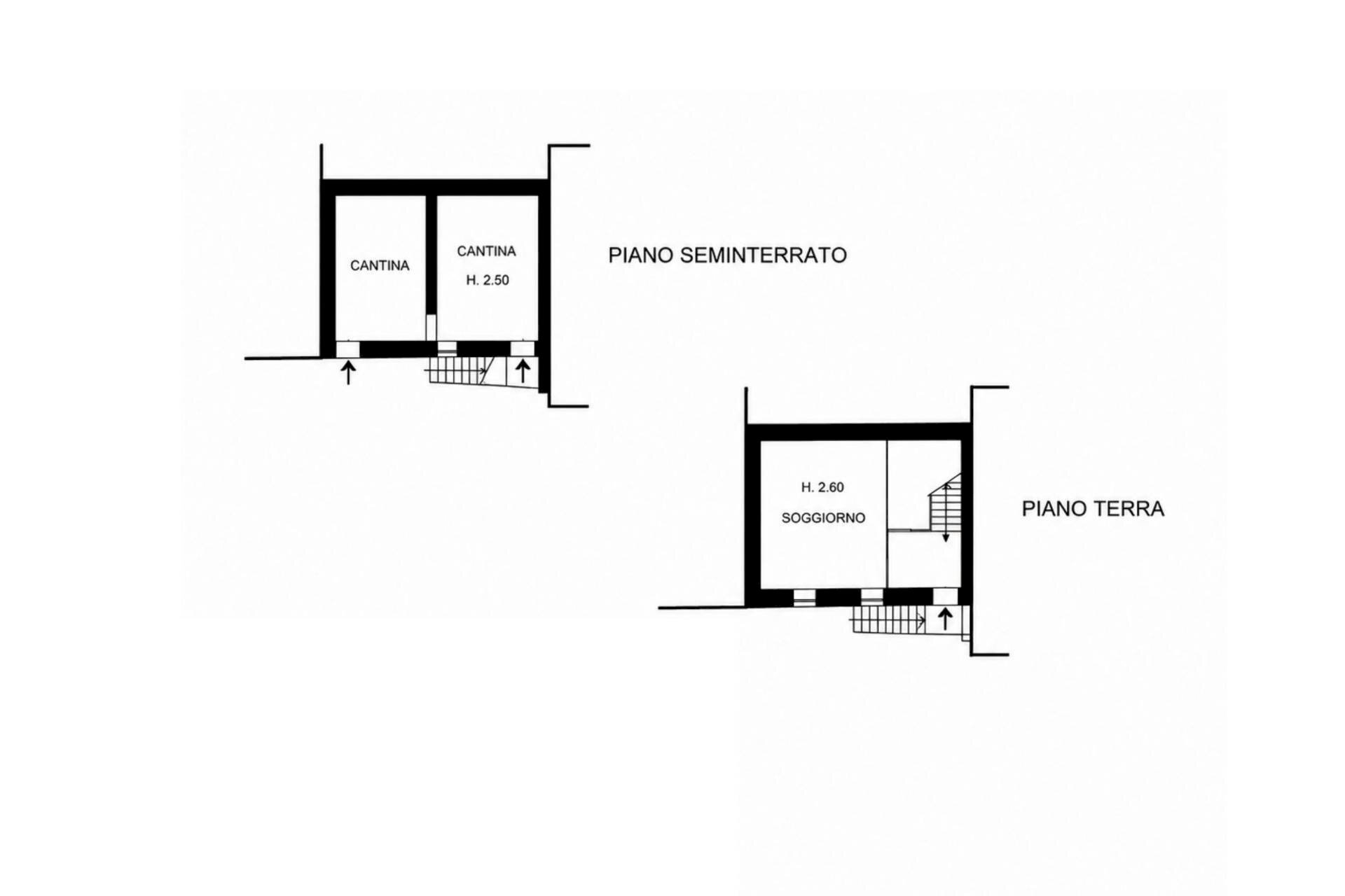 Foto 5 - Casa semi indipendente Via Sant'antonio
 
2, Valvarrone - planimetria 1