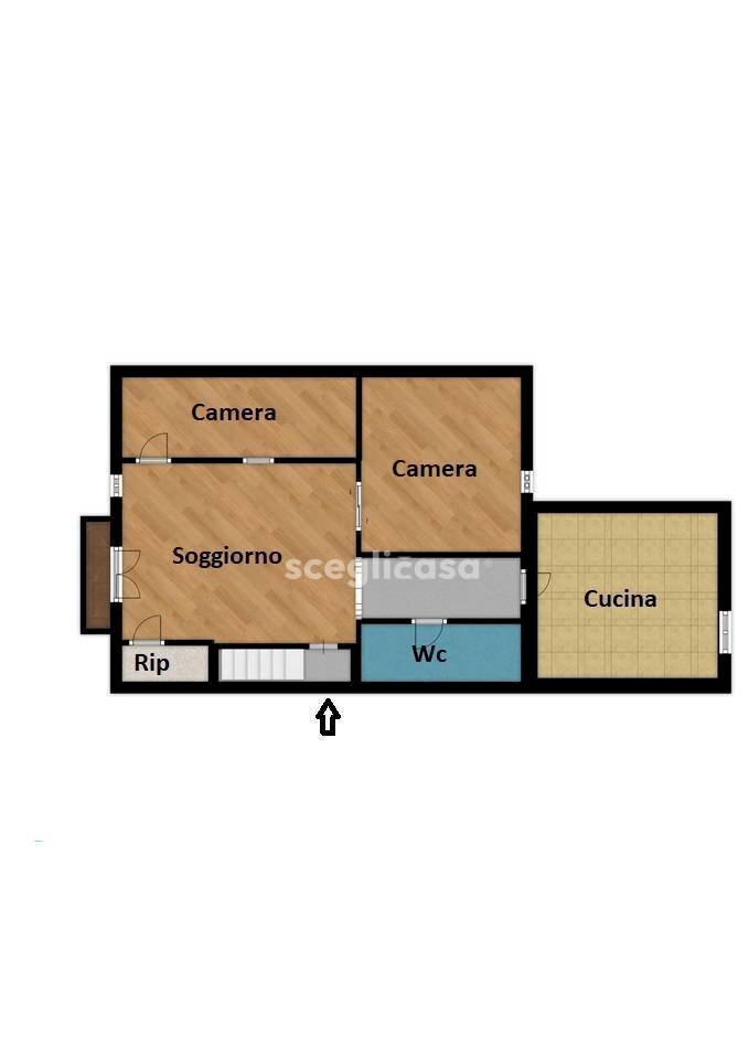 Foto 15 - Three-room apartment Via Baida
 
17, Palermo - floor plans 1