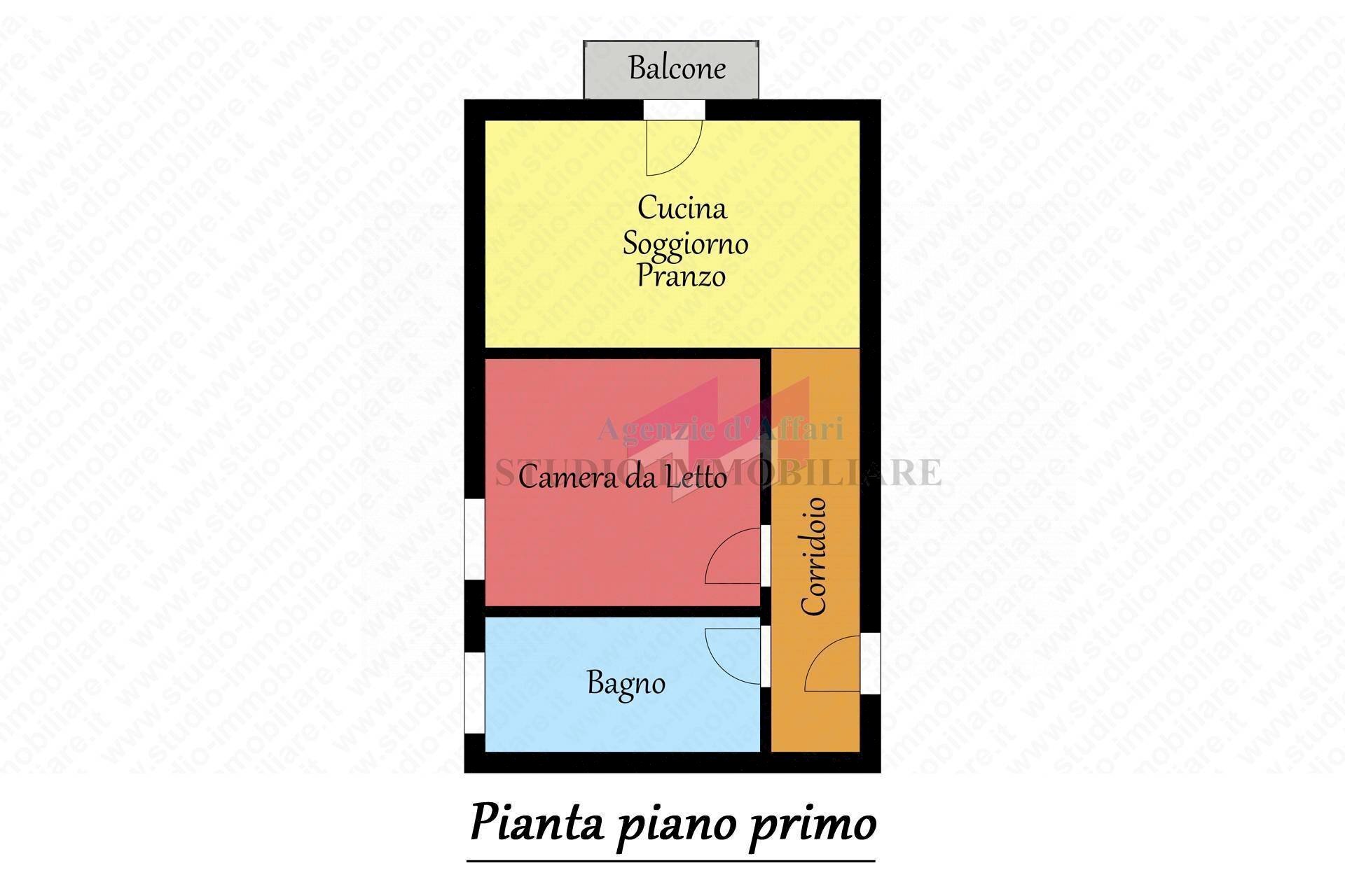 Foto 10 - Two-room apartment via Mazzini
 
96/19, Bergantino - floor plans 1