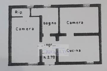 Foto 4 - Trilocale Venezia - planimetria 1