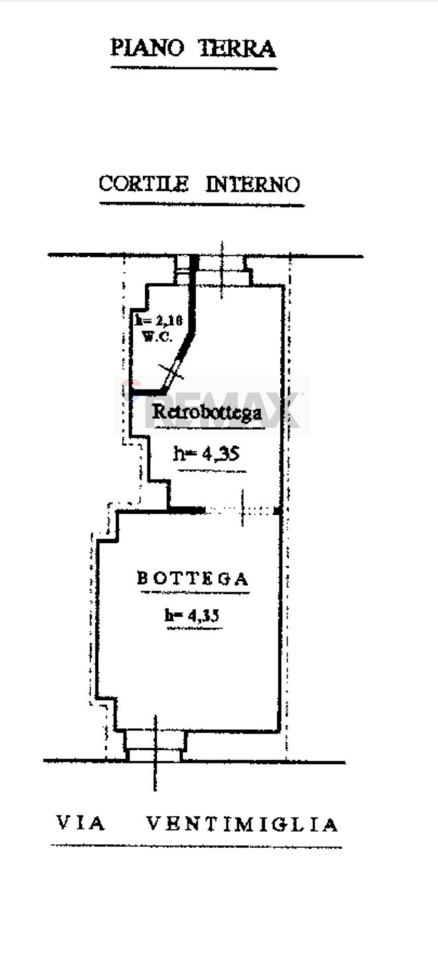 Pianta 2D - Shop Via Monsignore Ventimiglia
 
284, Catania - floor plans 1