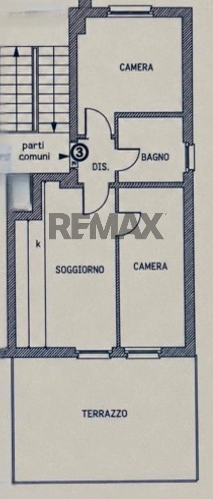 Pianta 2D - Trilocale VIA CIRCONVALLAZIONE
 
16, Siziano - planimetria 1