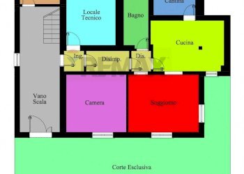 Pianta 2D - Villa via Ottoboni
 
37, Lovere - foto 28