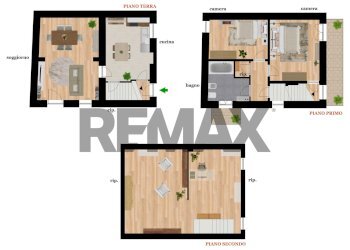 Pianta 2D - Semi-detached house Via Sant'Antonio
 
46, Ari - photo 12