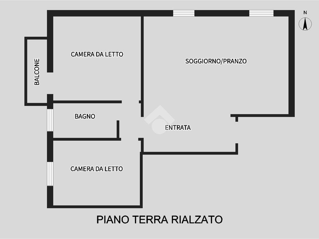 Three-room apartment Via Delle Ortolane, Reggio nell'Emilia - floor plans 1