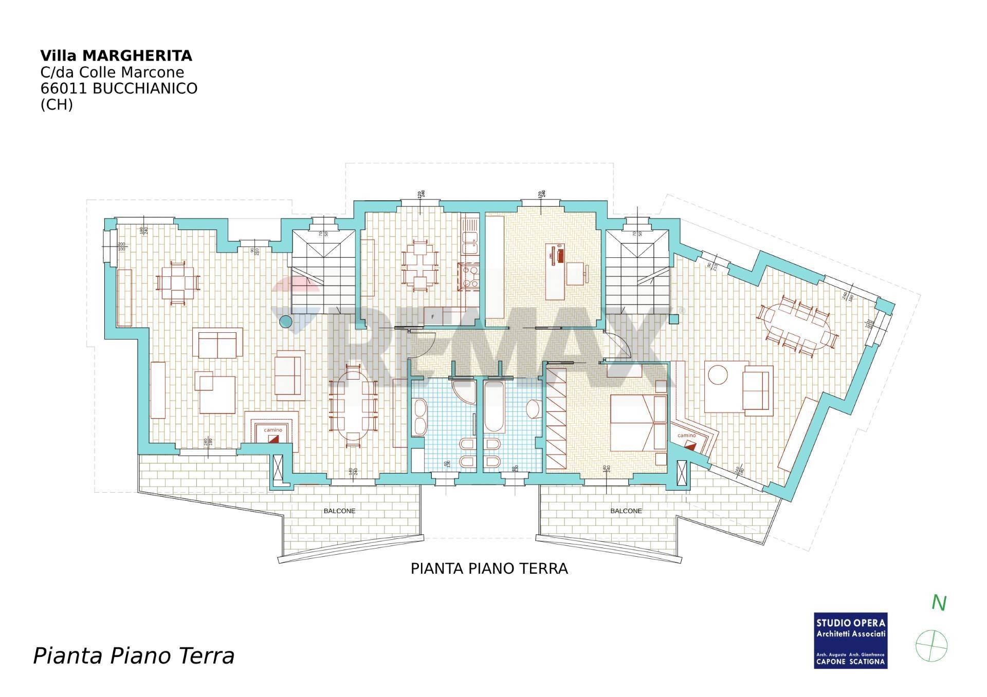 Pianta 2D - Villa Contrada Colle Marcone
 
snc, Bucchianico - planimetria 1