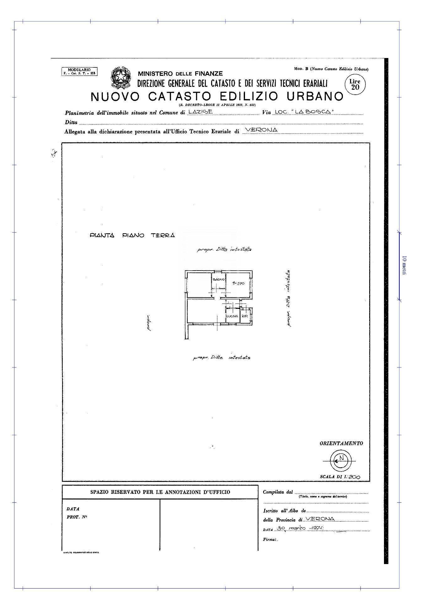 Foto 44 - Villa via bosca
 
38, Lazise - planimetria 1