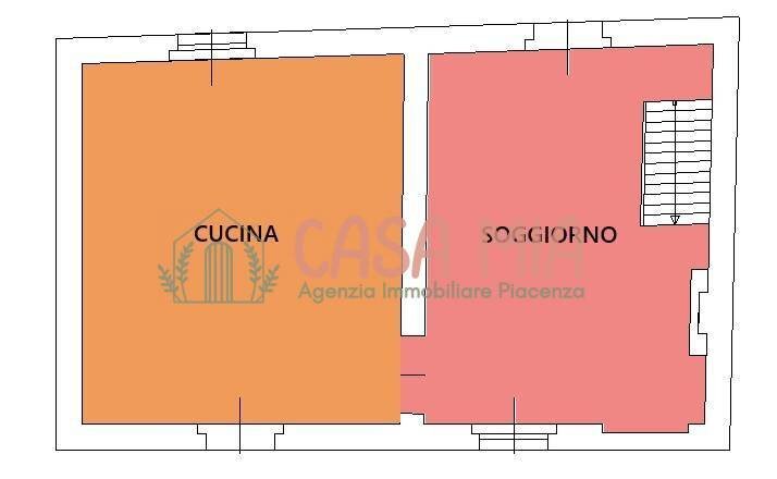 Foto 36 - Casa semi indipendente VIA NUOVA, Calendasco - planimetria 1