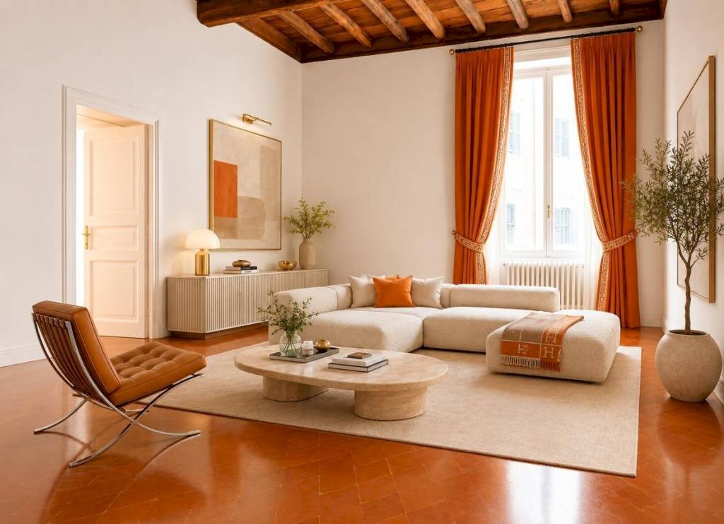 Salone - Two-room apartment via della Gensola, 3, Roma (neighborhood Trastevere) - photo 2