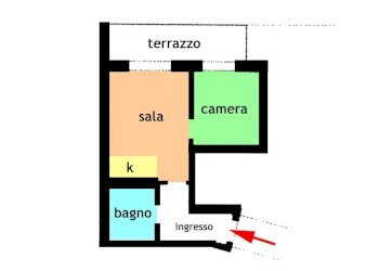 Planimetria - Bilocale strada Privata Serenella, 36, Sanremo - foto 21