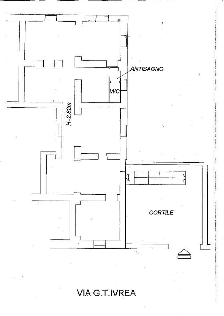Shop via Giovanni Tomaso Invrea, Genova (neighborhood Foce) - floor plans 1