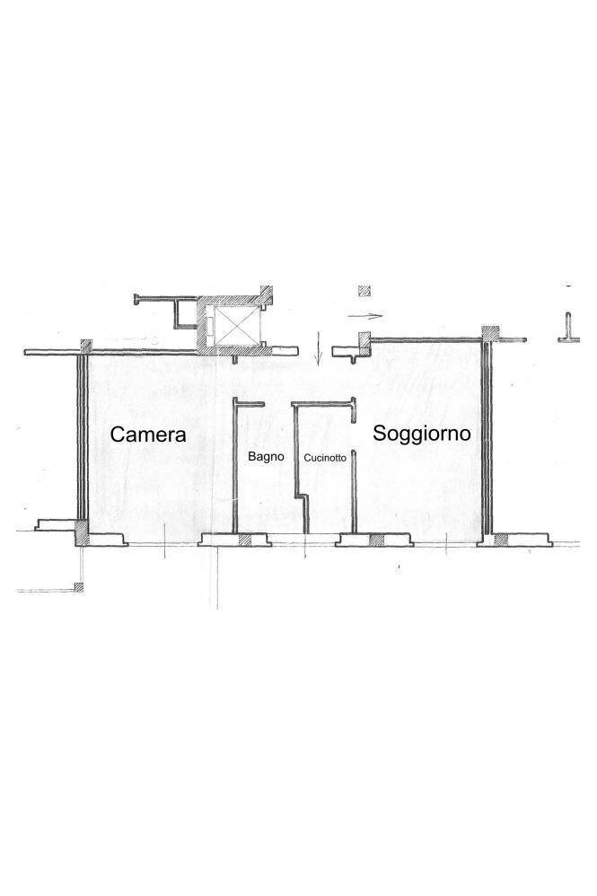 Bilocale via Luigi Biraghi, 14, Milano - planimetria 1