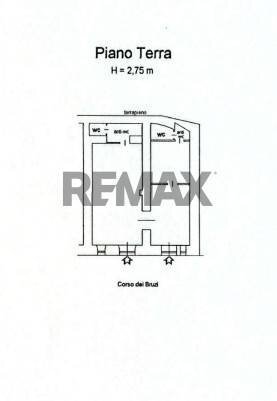 Pianta 2D - Commercial Premises corso dei bruzi
 
74 - 76, Cosenza - floor plans 1
