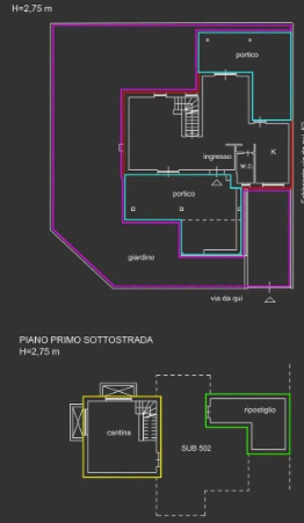 Villa via Panzacchi, 3, San Giovanni in Persiceto - planimetria 1