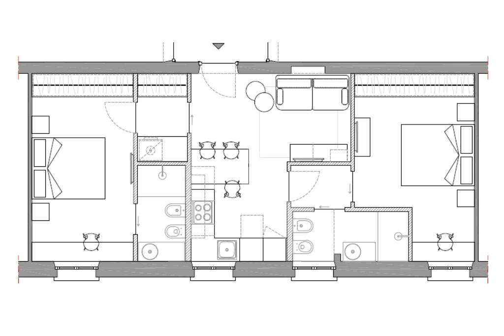 Appartamento Via gran san bernardo, Milano - planimetria 1