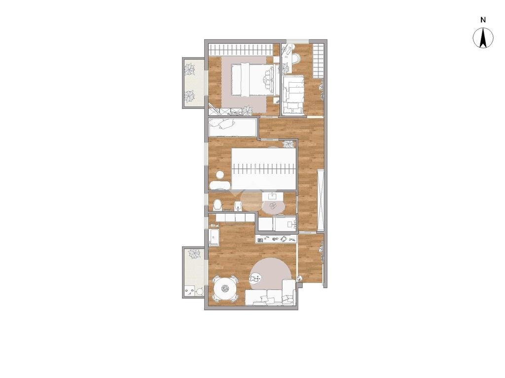 Quadrilocale Viale Fulvio Testi, Milano (zona Bicocca) - planimetria 1
