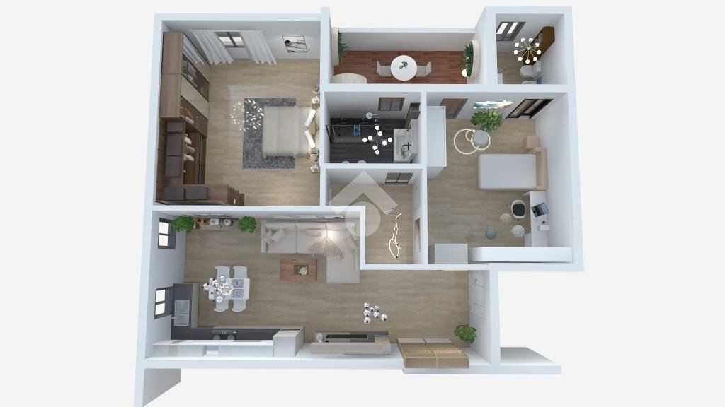 Trilocale C.so Orbassano, Torino (zona Mirafiori Nord) - planimetria 1