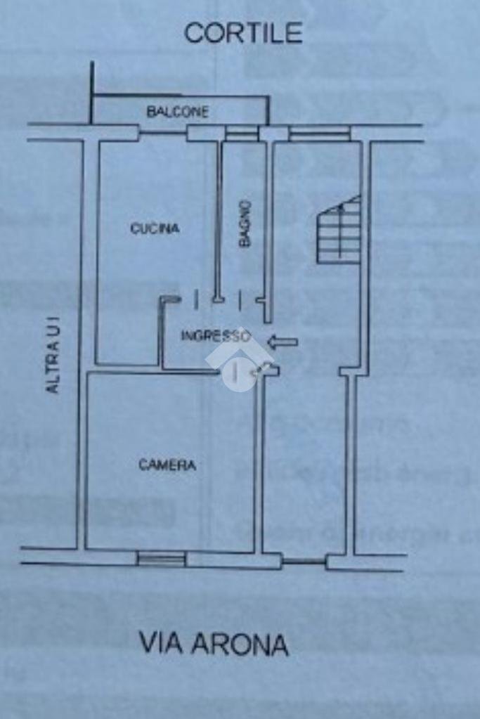 Bilocale Via Arona, Torino (zona Campidoglio) - planimetria 1